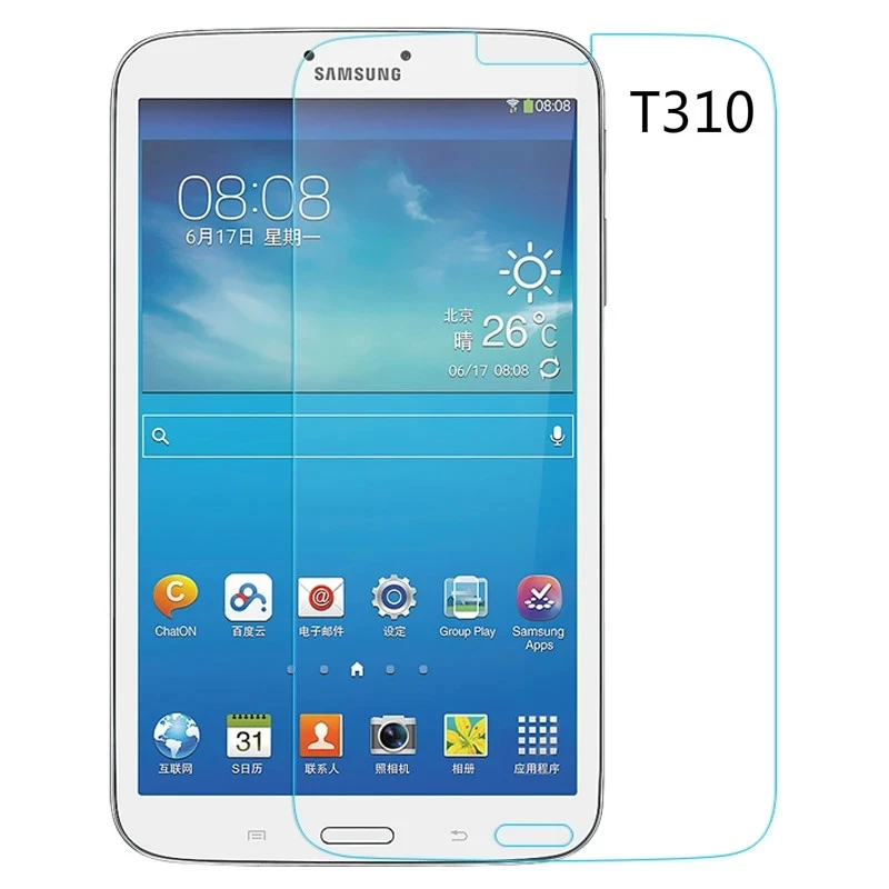 

Защитная пленка для Samsung Galaxy Tab 3, 10,1-дюймовая зеркальная пленка для экрана из закаленного стекла 9H, Защитная пленка для Tab3, 8, T311, T310, T315