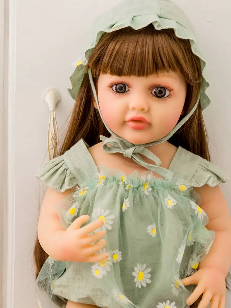 

55CM full body soft silicone vinyl Reborn Toddler Girl Betty Pretty Princess lifelike Baby Doll Christmas Gift for Grils
