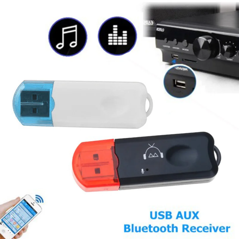 

USB Aux Bluetooth Receiver Hand-held Wireless Stereo Audio Car MP3 Player