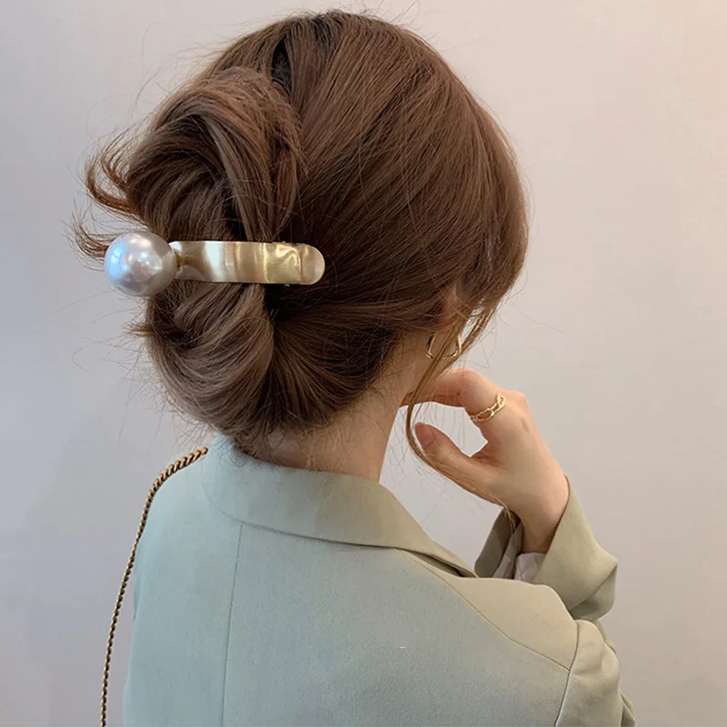 

Металлические заколки для волос для женщин, держатель для конского хвоста, аксессуары для укладки волос для девочек, рукоятка с утконосом, инструменты для плетения