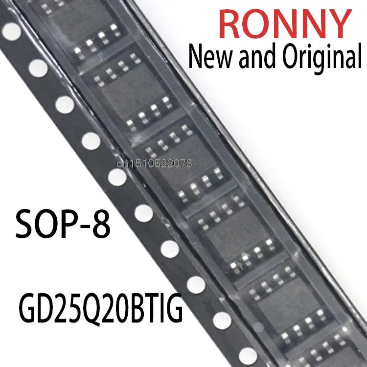 

10 шт., новинка, 25Q20BT sop-8 GD25Q20BTIG