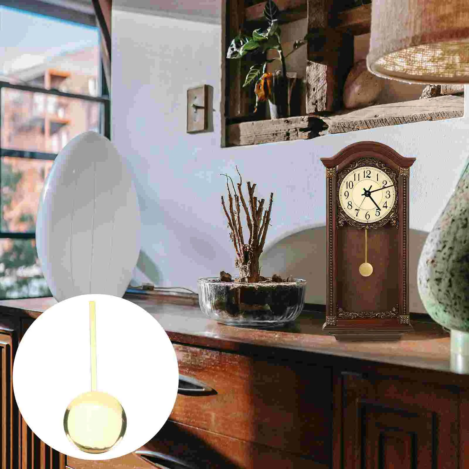 

Clock Pendulum Parts Metal Pendulum Wall Clock Replacement Accessories Component