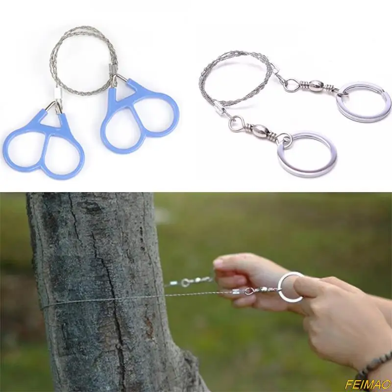 

Camping Hand Chain Wire Saws Safety Wilderness Survival Supplies Fretsaw ChainSaw Emergency Outdoor Tool