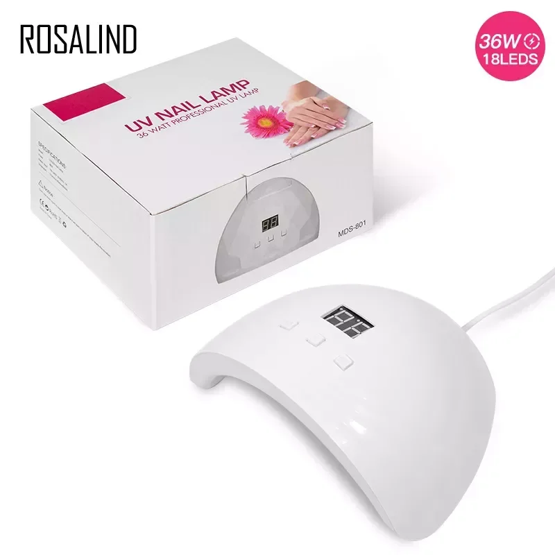 

NEW2023 36W Lamp For Gel Dryer For Manicure Need Gel Cure Semi-permanent Nail Auto Sensor Tool With 12 Leds 3 Timer Modes