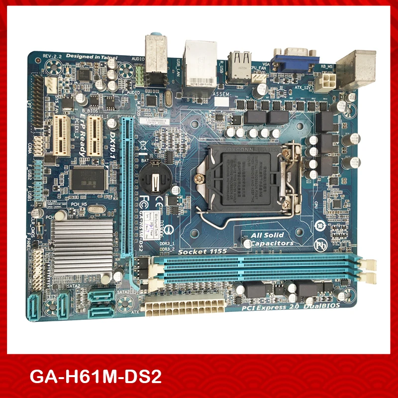 

Original Desktop Motherboard For Gigabyte GA-H61M-DS2 DDR3 LGA 1155 Fully Tested High Quality