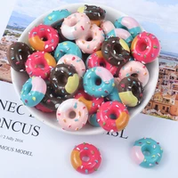 10pcslot resin simulation food donut slime charms supplies filler diy polymer accessories model tool for kids gift
