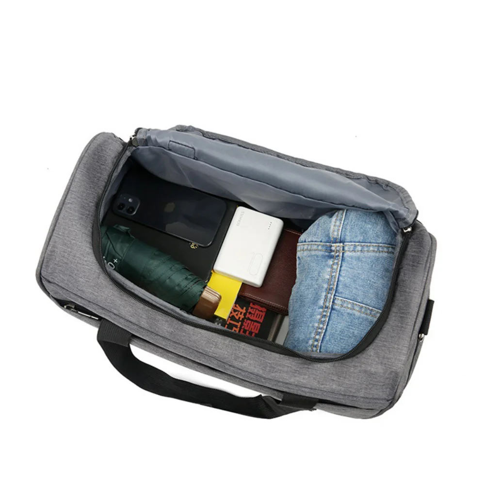 Travel Bag Waterproof Oxford Cloth Outdoor Fitness Travel Bag Adjustable Length Shoulder Strap Large Capacity Hand Luggage