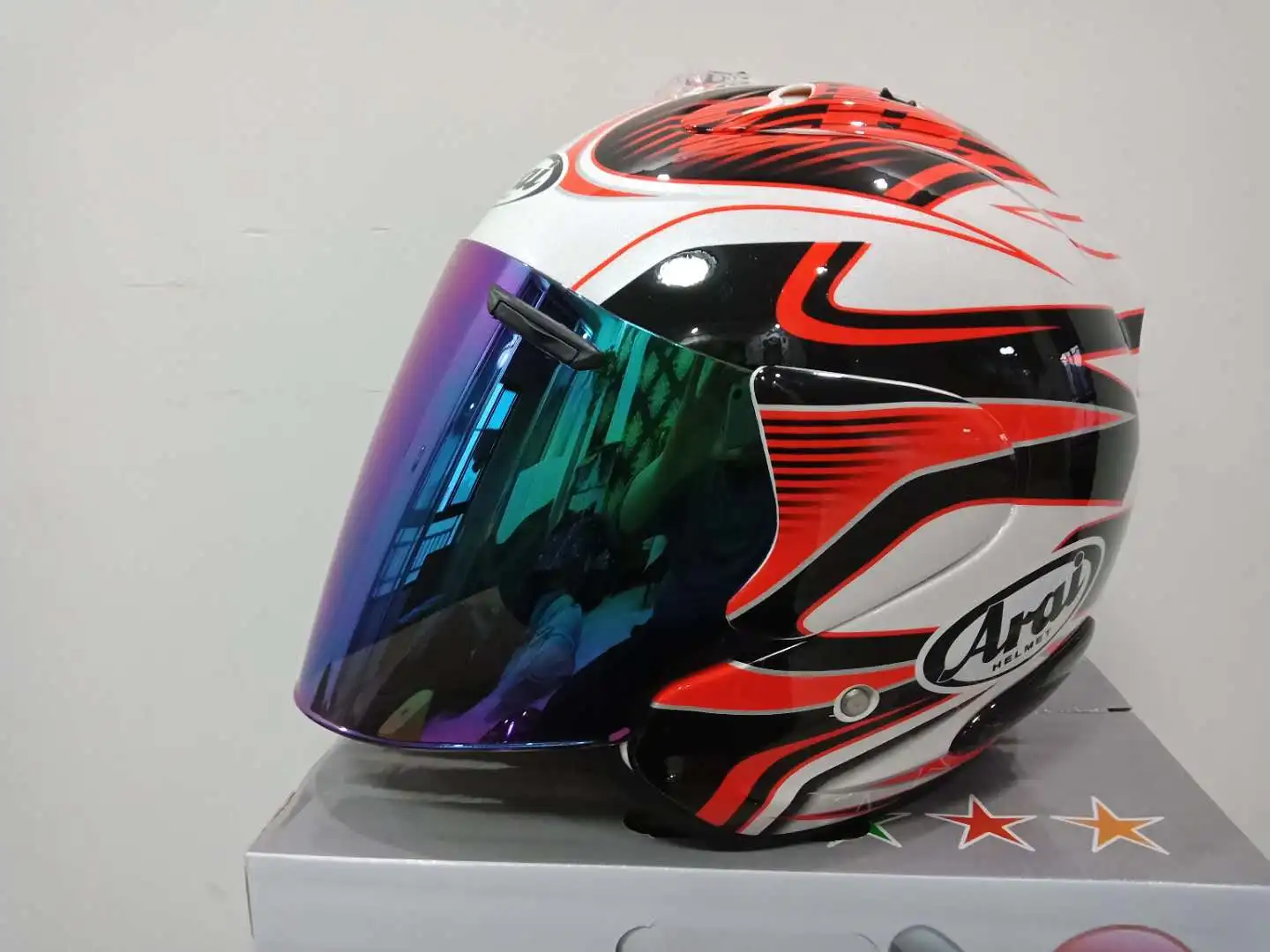 

Open Face Half Helmet SZ-Ram3 Peder Red Motorcycle Helmet Riding Motocross Racing Motobike Helmet