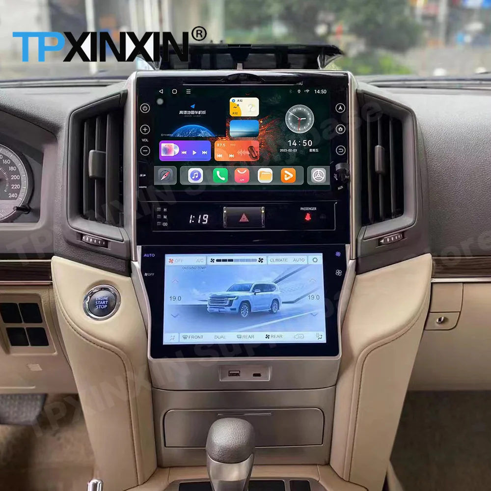 Панель переменного тока для Toyota Land Cruiser LC200 2016-2019 2020-2022 Управление кондиционером