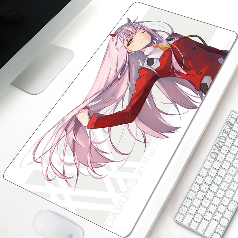 

Mousepad XXL Home Large MousePads keyboard pad Mouse Mat Zero Two Darling in the Franxx Office Anti-slip Carpet Laptop Table Mat