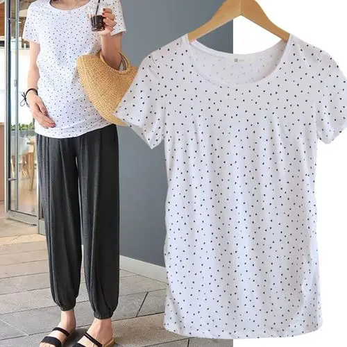 

Maternity Pregnant Baby Loading 2022 Funny Women T Shirt Girl Shirt white New Mom Big Size Clothes