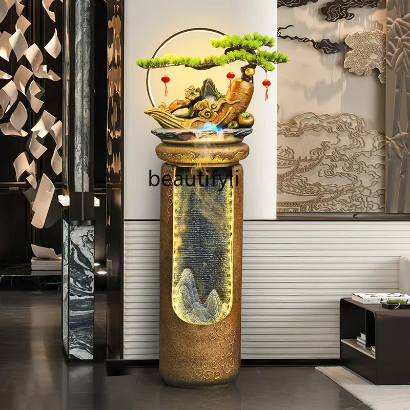 SSRockery проточная вода делает деньги орнамент пол водная занавеска пейзаж