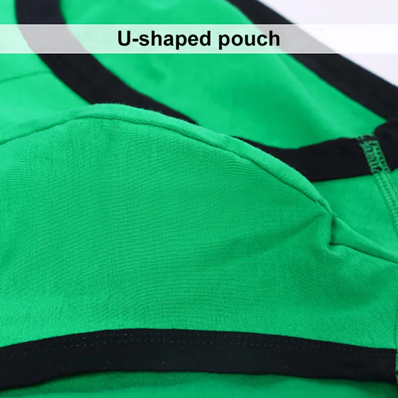 FK 3pcs Men's Underwear Cotton Simple Basic Men Briefs Color Matching Panties Large size Breathable Male Personality Underpants