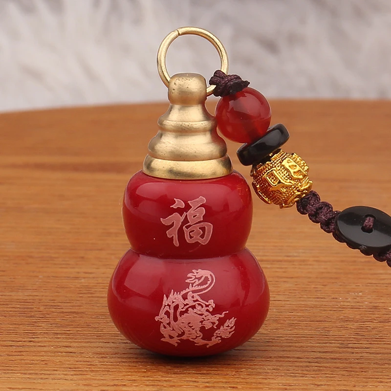 Киноварь Красный Калабас Подвеска Полая Бутылка Упаковка Можно Открыть