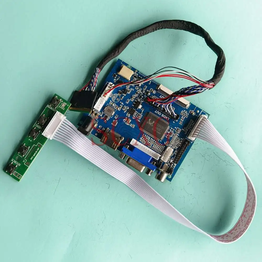 

Fit BT156GW02 V.0 40 Pin LVDS VGA+AV+HDMI-Compatible Kit DIY Laptops 1366*768 15.6" LCD Monitor Controller Board