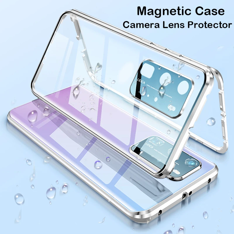 360 Металлическая магнитная фотография для Honor 50 70 60 SE 80 Pro двухсторонняя