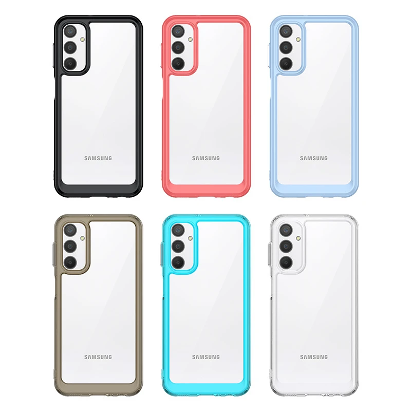 For Samsung Galaxy A24 Case Cover Samsung A24 A14 A34 A54 A04S Capas Shockproof Transparent Colour Clear Fundas Samsung A 24 A24