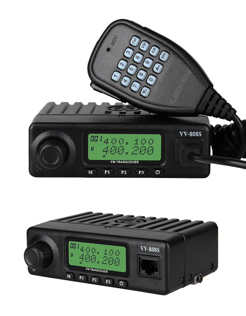 Фото Горячая распродажа 2022 года LEIXEN VV-808S Специальный однодиапазонный UHF/VHF автомобильный мобильный радиоприемник на большие расстояния с выходной мощностью 10 Вт и голосом №5