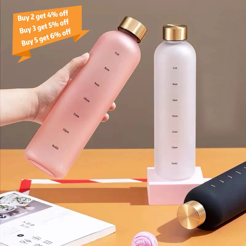 

Бутылка для воды с маркером времени, 1 л, 32 унции