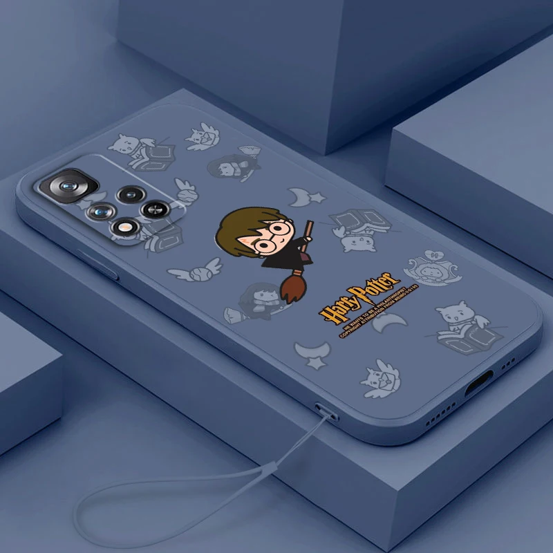 

Liquid Rope Cover Cartoon Potters Wand Harries Phone Case For Xiaomi Redmi Note 11 11S 11T 10S 10 9S 9T 9 8T 8 Pro Plus 5G
