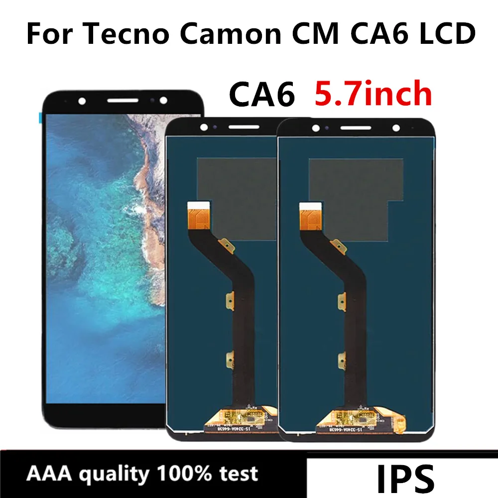 

5.7" LCD For Tecno Camon CM CA6 LCD Display Touch Screen Digitizer Assembly Replacement