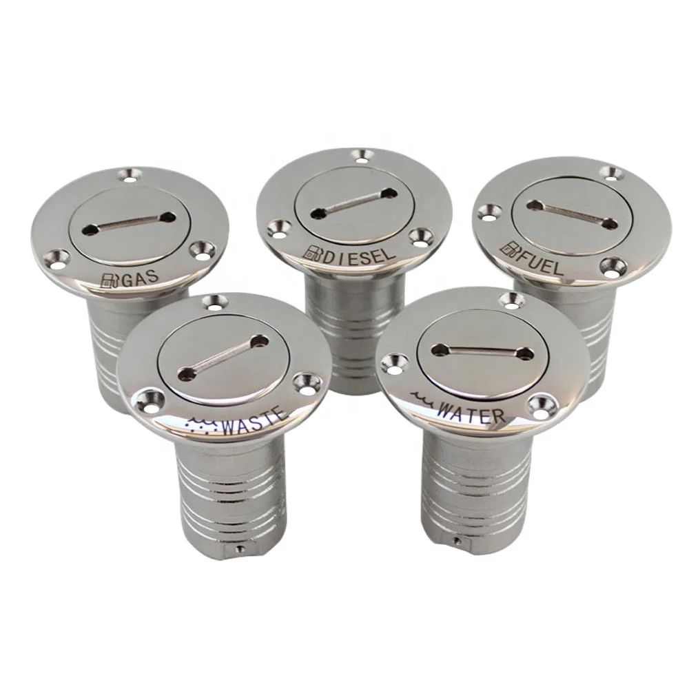 

deck filler socket of fuel marine boat stainless steel 316 fuel water waste diesel deck filler