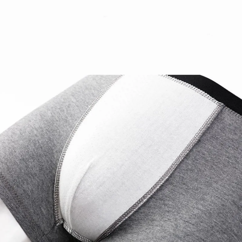 Male Fashionable Panties Casual Mens Underwear Boxers Breathable Man Solid Color Underpants Comfortable High Quality Men Shorts