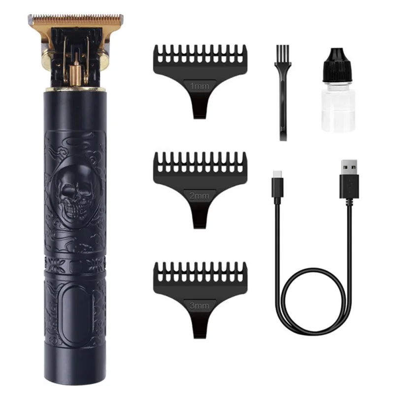 

Vintage T9 Electric Cordless Hair Cutting Machine Professional Hair Clipper Shaver Beard For Men Barber Trimmer Razor Cutter