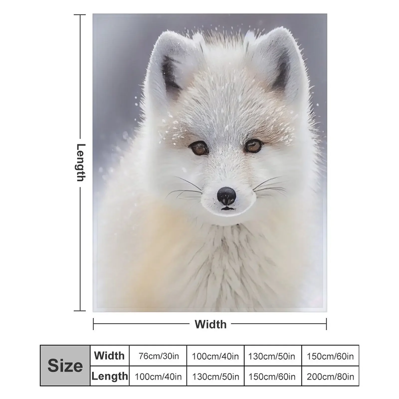 Рождественский подарок Artic Fox Lover плед для кемпинга тяжелые свободные одеяла сна