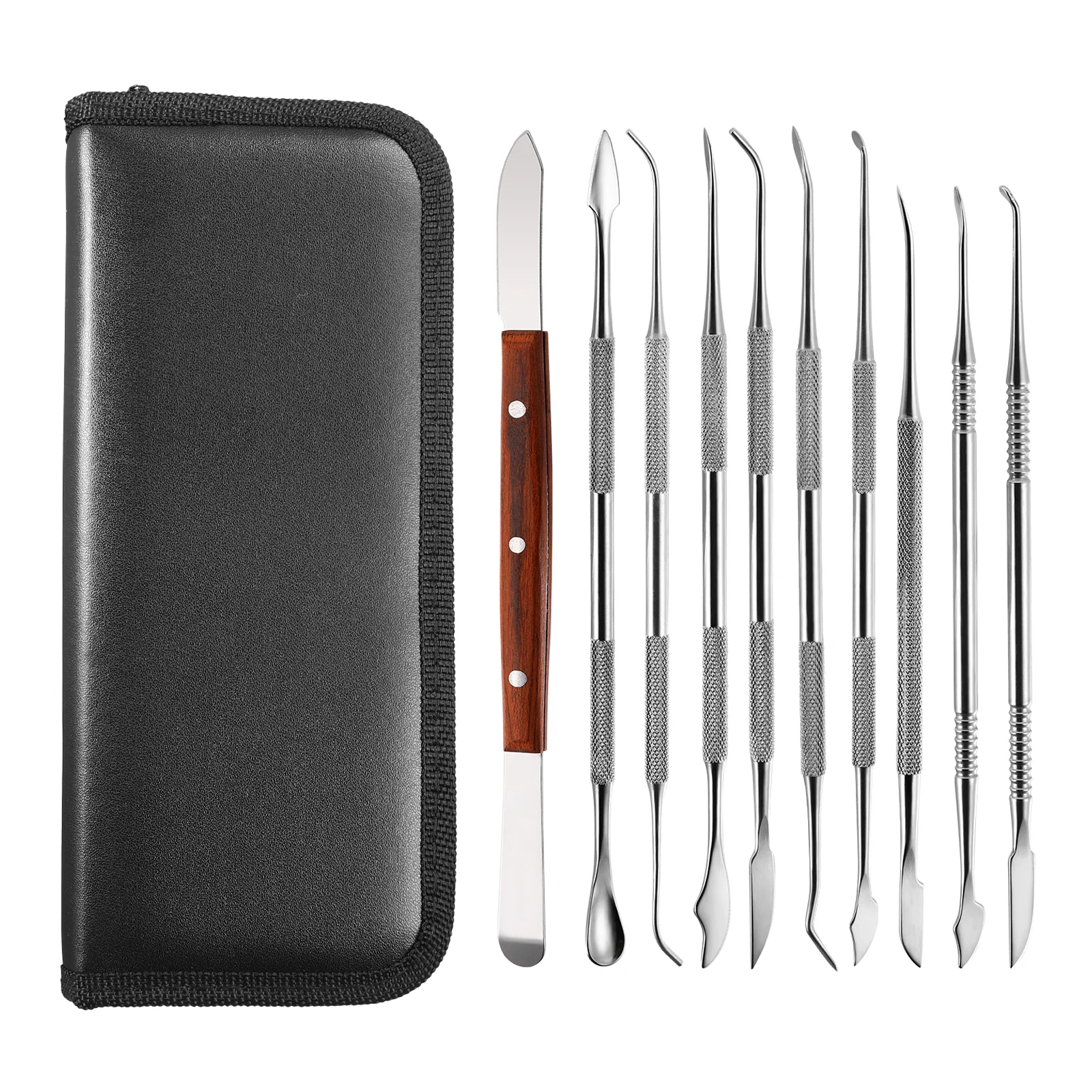 

Dental Tools Stainless Steel Wax Sculpting Tool Set Wax Tool Kit With Storage Bag Dental Instrument Dentist Tools