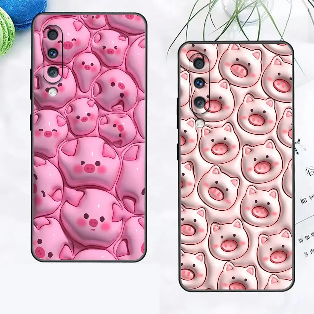 

3D Effect Floor Plan Pig Flower Funda Case For Samsung Galaxy NOTE 20 10 9 8 M62 M53 M33 M32 M30 M23 M20 M10 5G J8 J7 J6 Case