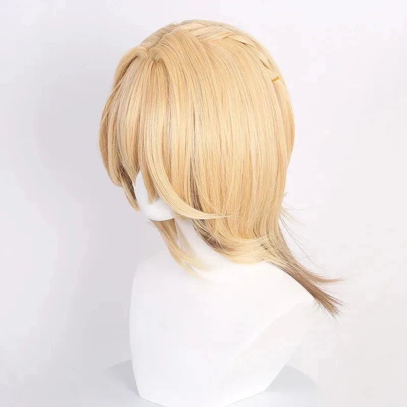 Фото 2025 Genshin Impact Kaveh Wig Pre Braided Linen Cosplay Wigs（No Barrettes） gf;.9 №4