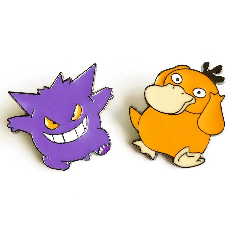 

Anime Pokemon Pins Metal Lapel Badges Psyduck Accessories Pokemon Metal Brooch Anime Figure Game Lapel Pin Brooch Gifts for Kids