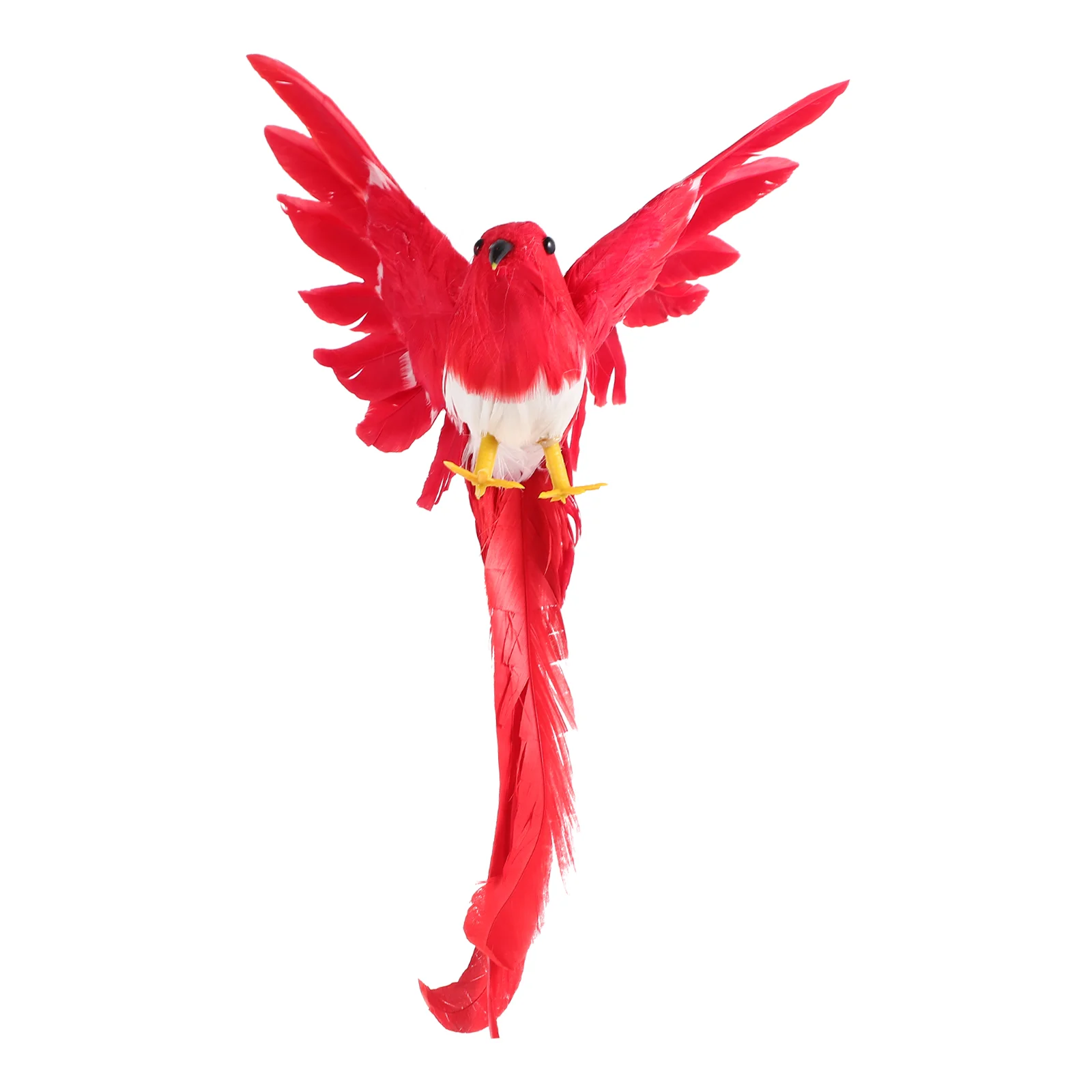 

Birds Bird Artificial Foam Fake Animal Garden Toy Model Figurine Ornament Cardinal Feathered Red Figurines Realistic Clip Crafts
