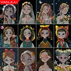 5D алмазная живопись, мультяшная картина, мультяшная картина, картина для девочек, подарок, алмазная вышивка, домашний декор, картина Стразы