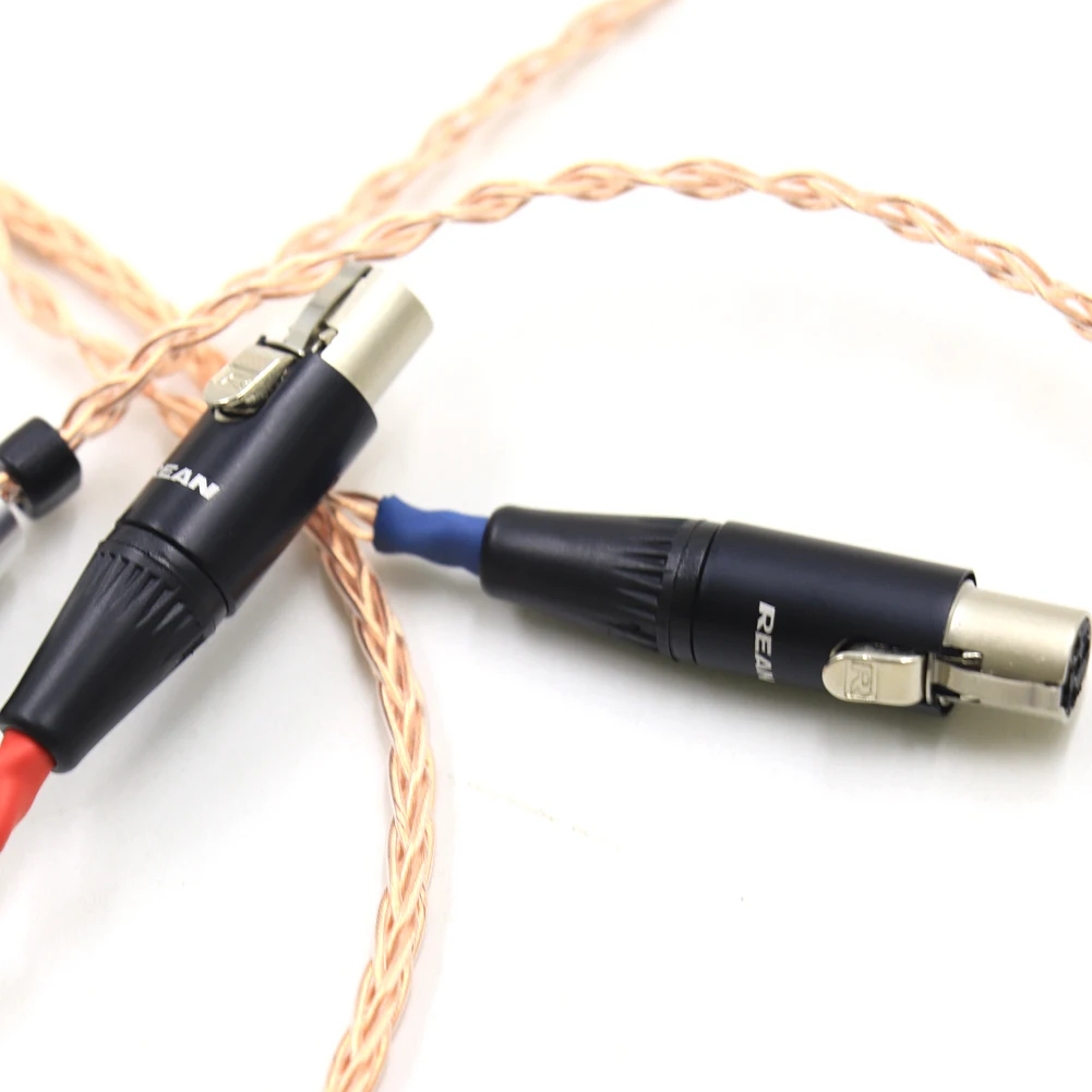 7N однокристаллический кабель для обновления наушников из чистой меди Audeze LCD-3 LCD-2