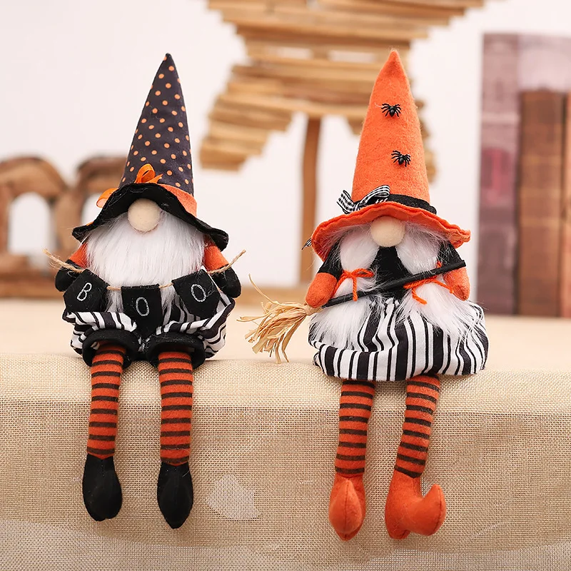 

Halloween Decoration New long-legged faceless Doll Dwarf Creative Sitting venue layout Props