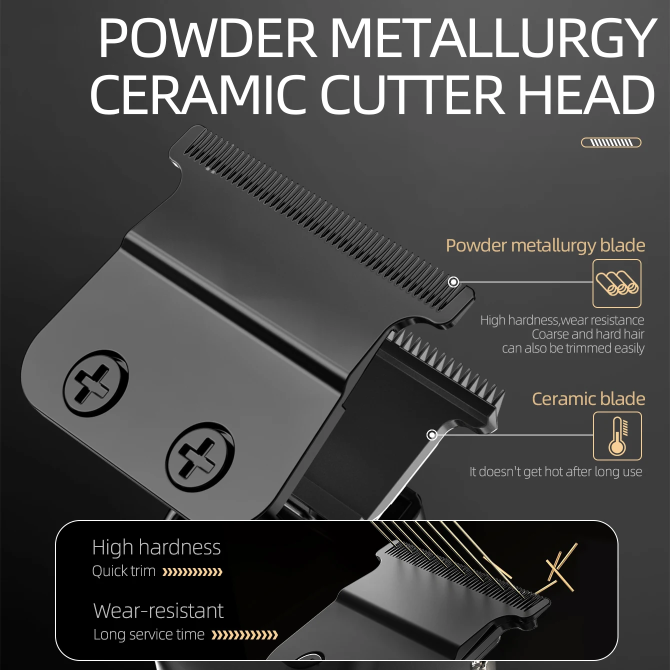 KIKIDO прозрачная электрическая машинка для стрижки волос профессиональный