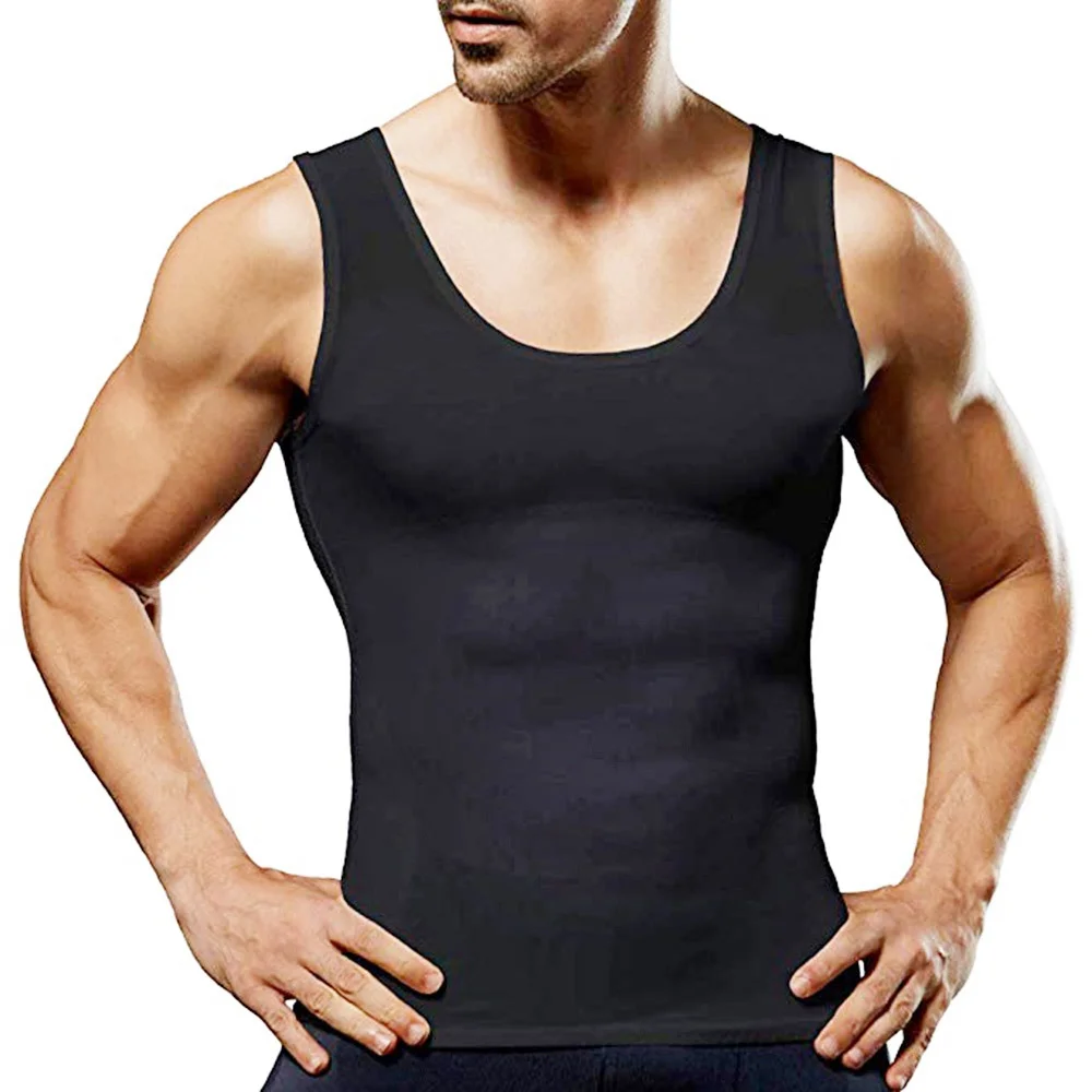 

Men Slimming Neoprene Vest Sweat Shirt Fajas Body Shaper Waist Trainer Shapewear Fat Burner Tummy Control Neoprene Shapewear
