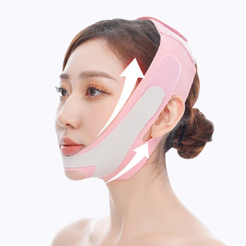 

Elastic Face Slimming Bandage V Line Face Shaper Women Chin Cheek Lift Up Belt Facial Anti Wrinkle Strap Face Care Tools