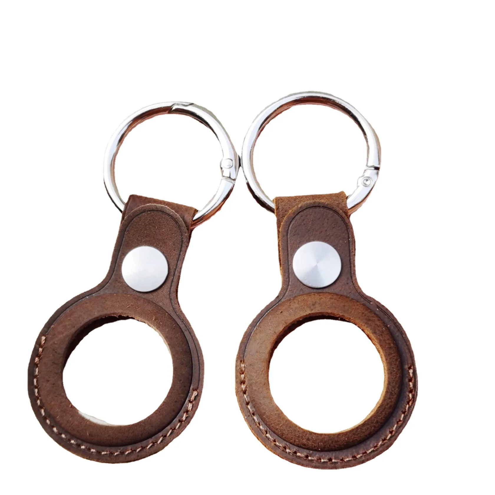 

Genuine Leather Air Tags Holder for Luggage Dog Leather Airtag Holder