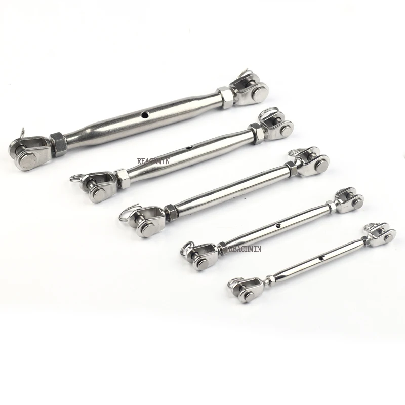 

5pcs/lot 316 Stainless Steel M5/6/8/10 Rigging Screw Closed Body Jaw/Jaw Turnbuckle