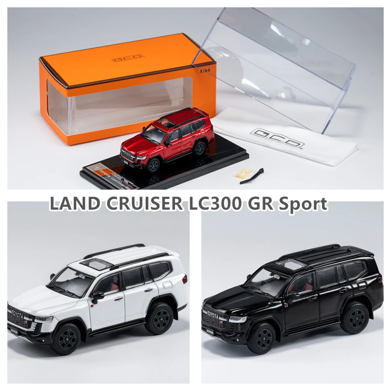 

GCD 1:64 Land Cruiser LC300 GR SPORT White / Black LHD Die-Cast Car Model Collection Miniature