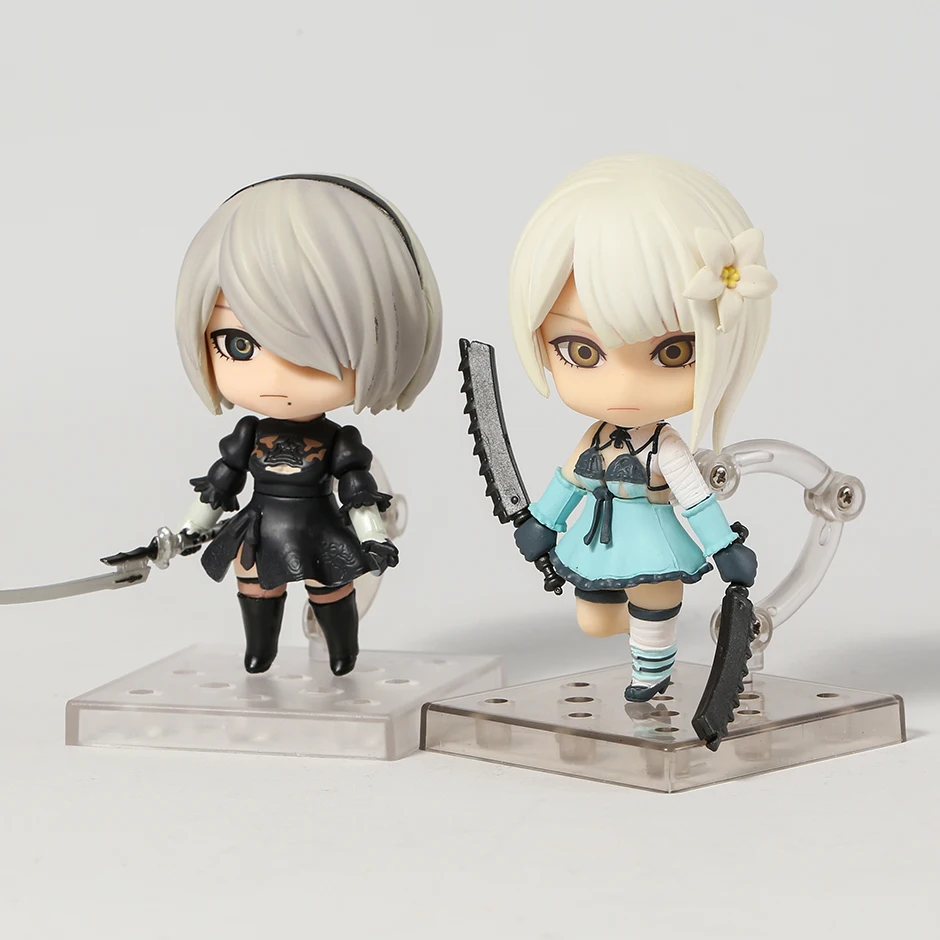 

NieR Automata 1475 2B YoRHa No.2 Type B 1705 Kaine Action Figure Collectible Model Toy Q Face Doll Gift