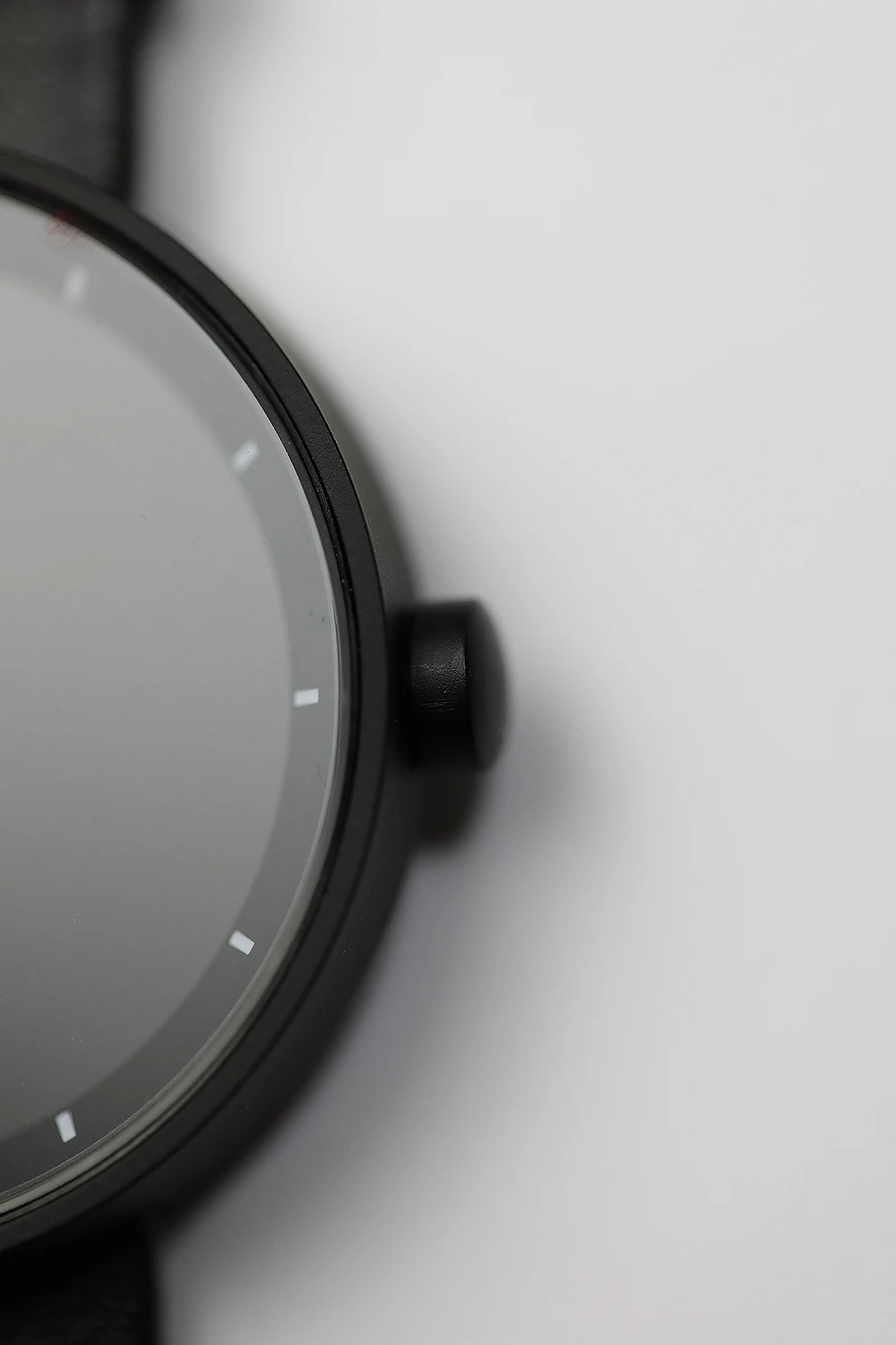 Minimal dark digital watch