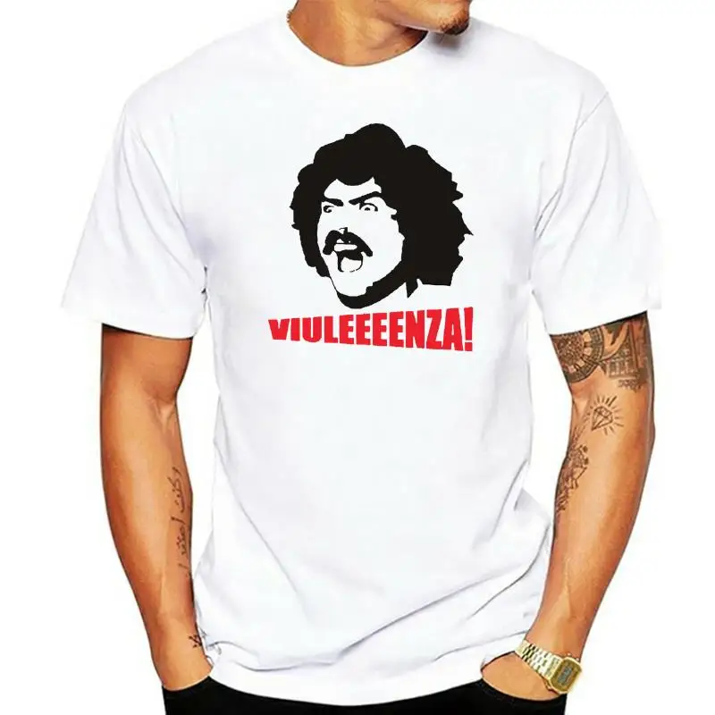 

T-Shirt no fruit of loom uomo Diego Abatantuono viulenza violenza vintage