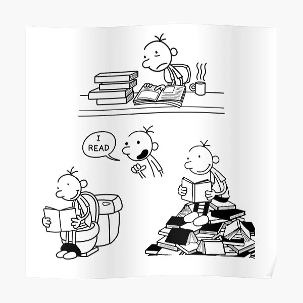 Wimpy детский постер для чтения настенная живопись Современная роспись картина