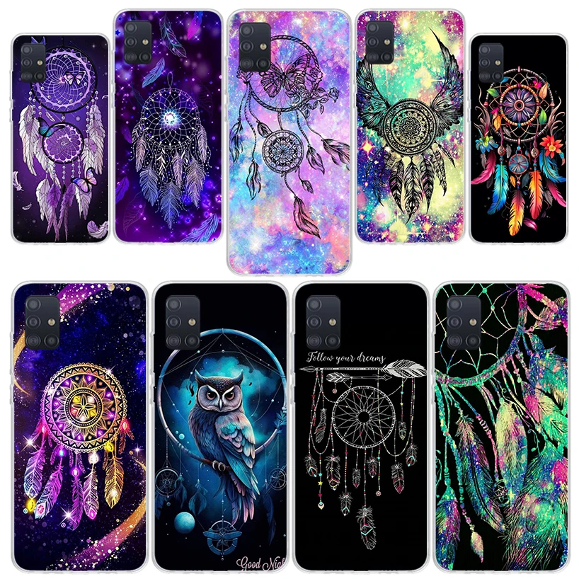 Чехол для телефона Ловец снов в стиле ретро Samsung Galaxy A51 A50 A71 A70 A41 A40 A31 A30 A21S A20E A10 A11 A01