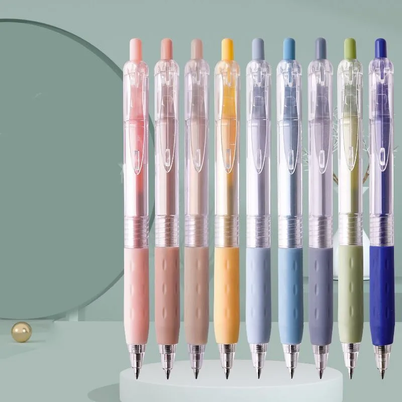 

Morandi Color Gel Pen Black Bullet 0.5mm Signature Pen