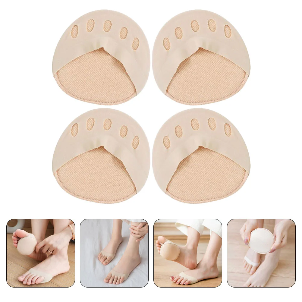 

Toe Socks Half Topper Womenforefoot Mule Liner Foot Cushion Pad Pads Fabric Womens Straightener S Metatarsal Grip Covers Hammer